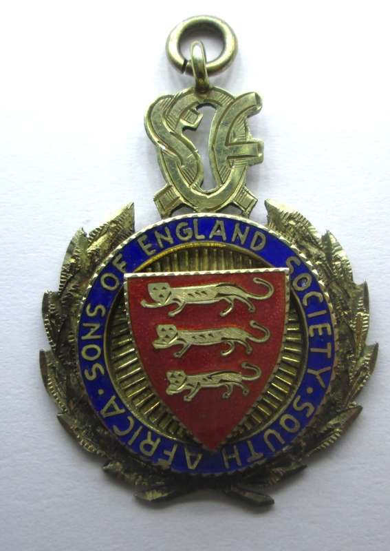 South Africa Sons of England Society Medhurst Medal