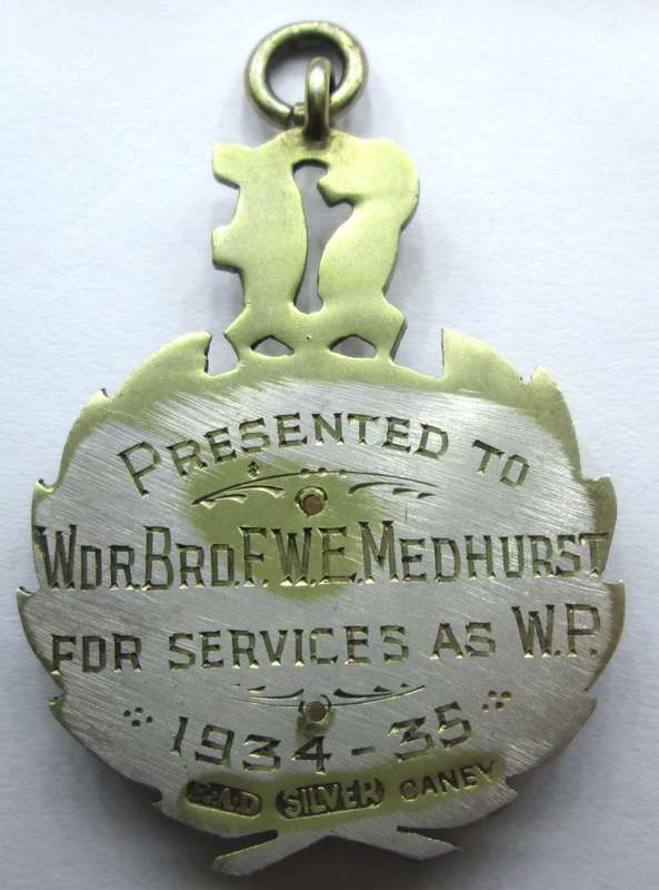 South Africa Sons of England Society Medhurst Medal