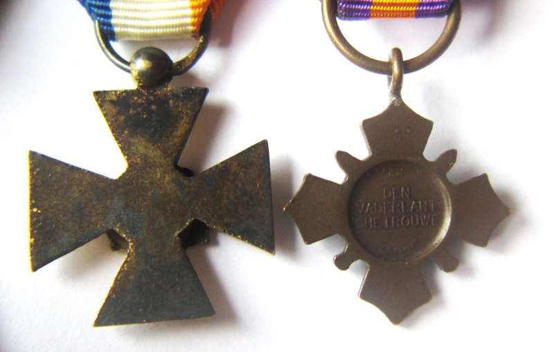 World War II Medal and Bars of Netherlands Dutch Mobilization War Cross The Invasion of Europe