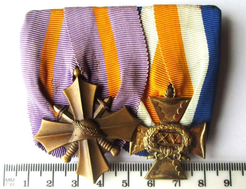 World War II Medal and Bars of Netherlands Dutch Mobilization War Cross The Invasion of Europe