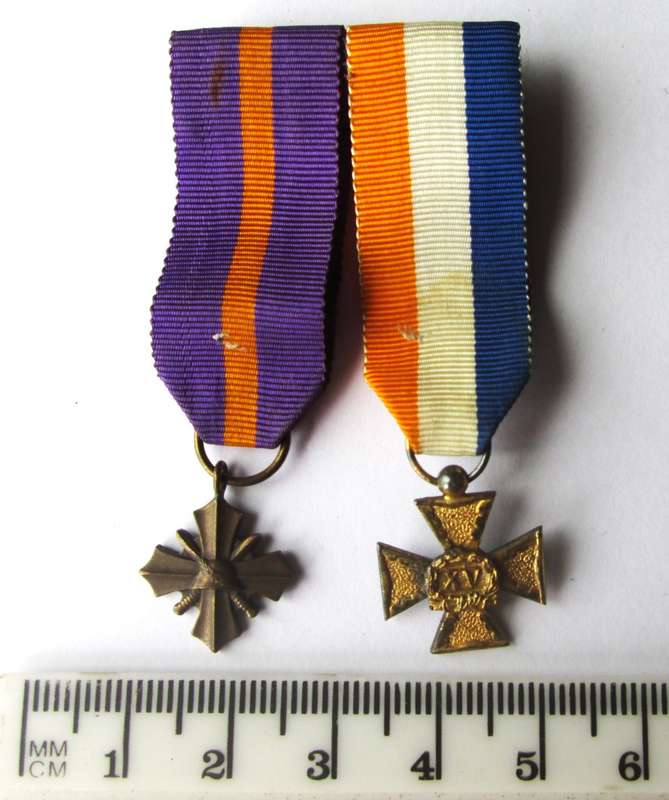 World War II Medal and Bars of Netherlands Dutch Mobilization War Cross The Invasion of Europe