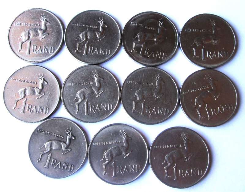 1980 - 1990 Republic of South Africa One Rand