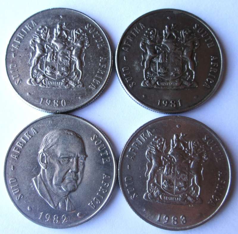 1980 - 1990 Republic of South Africa One Rand