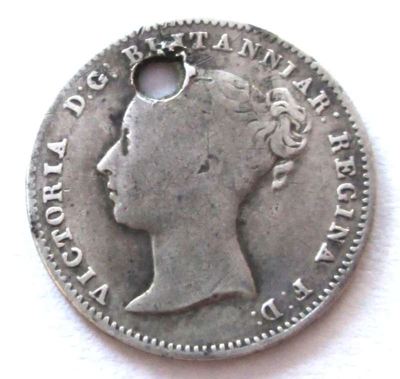 1859 Great Britain 3 Pence