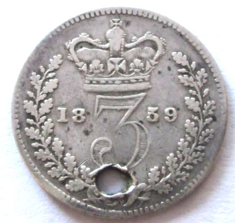 1859 Great Britain 3 Pence