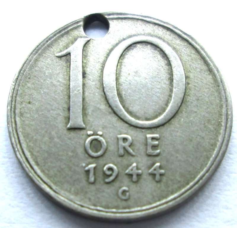 1944 Sweden 10 Ore