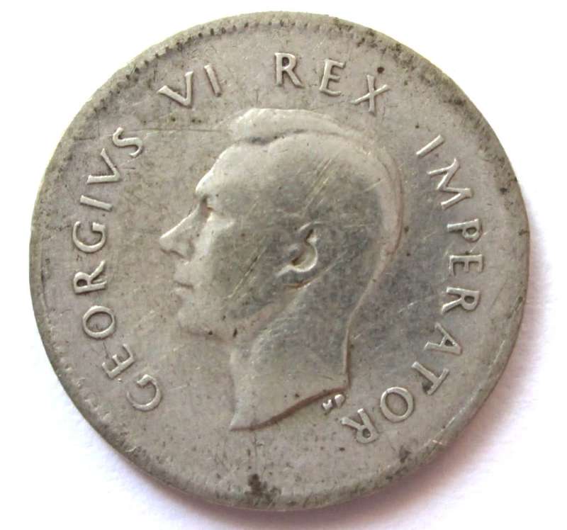 1940 Union of South Africa 3 Pence