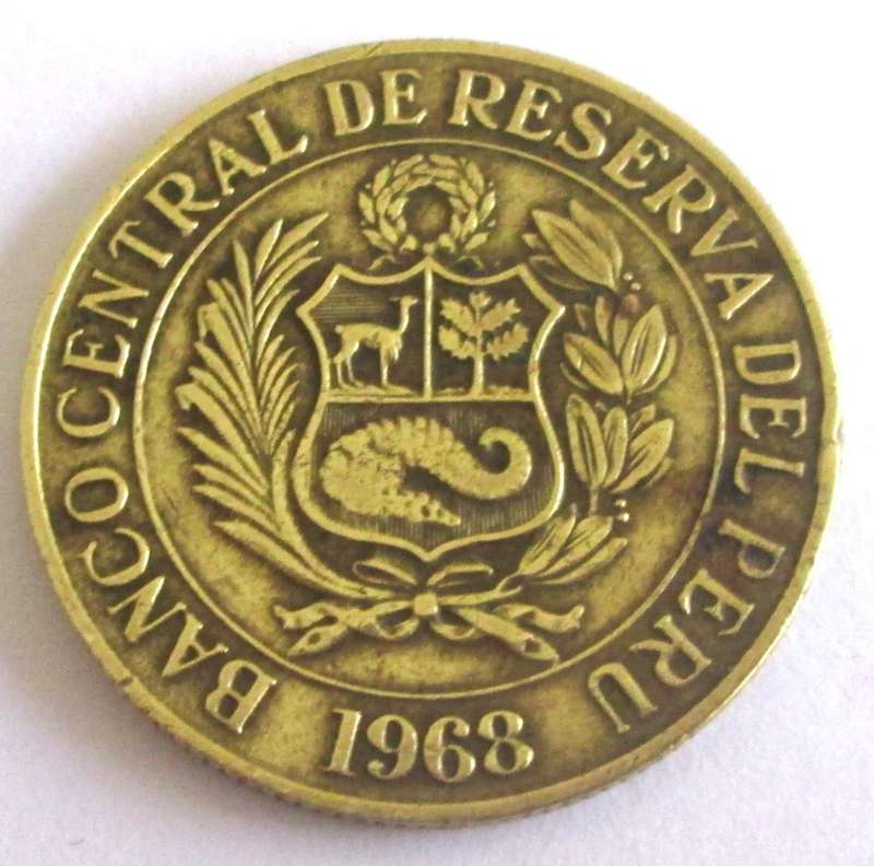 1968 Peru 1 Sol De Oro