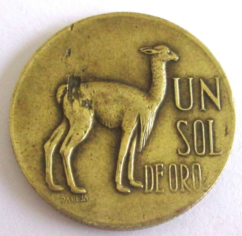 1968 Peru 1 Sol De Oro