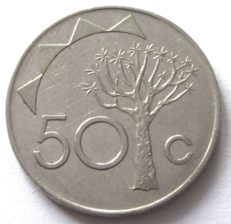 1993 Namibia 50 Cents