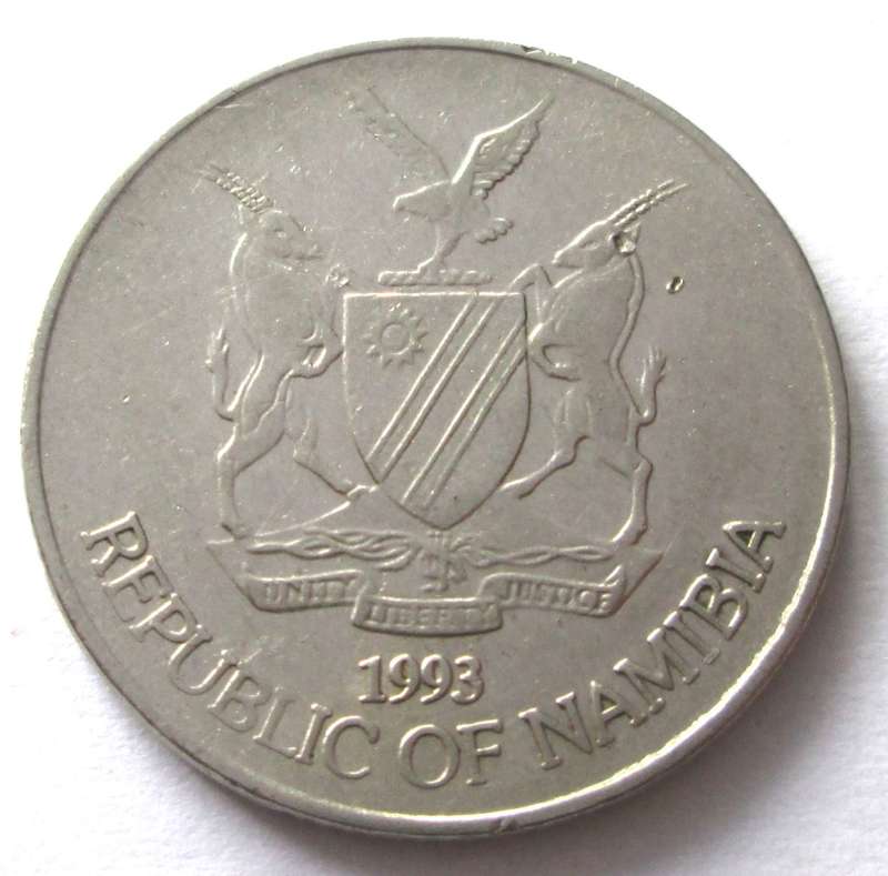 1993 Namibia 50 Cents
