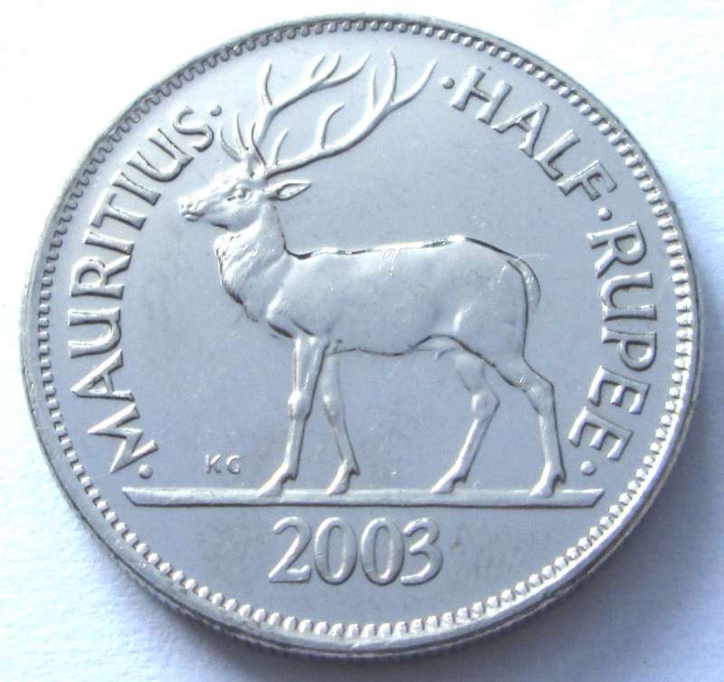 2003 Mauritius Half Rupee