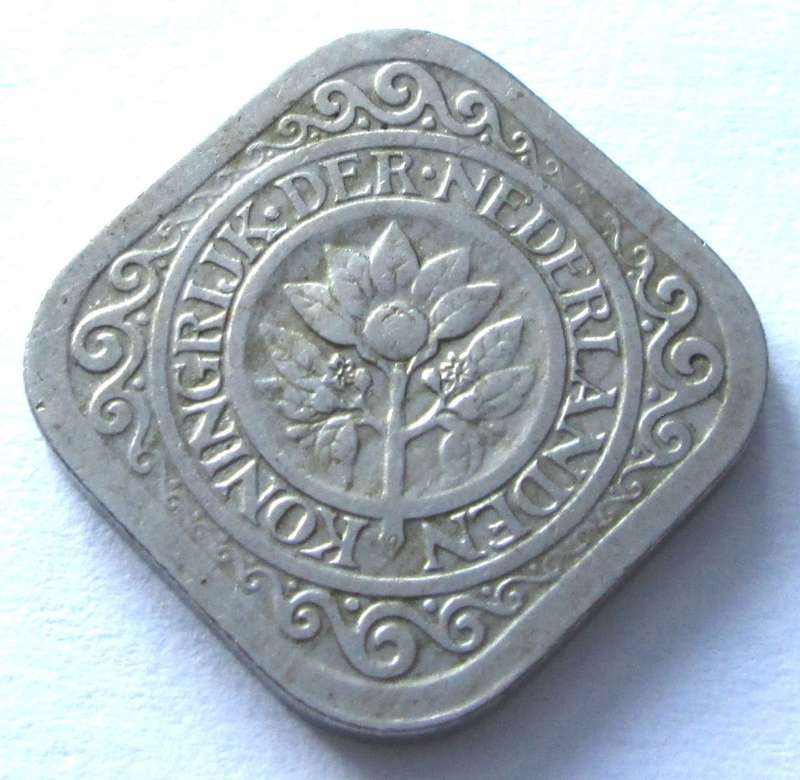 1914 Netherlands 5 Cents