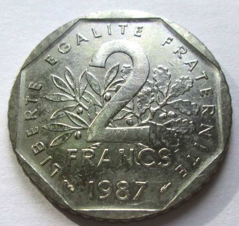 1987 France 2 Francs