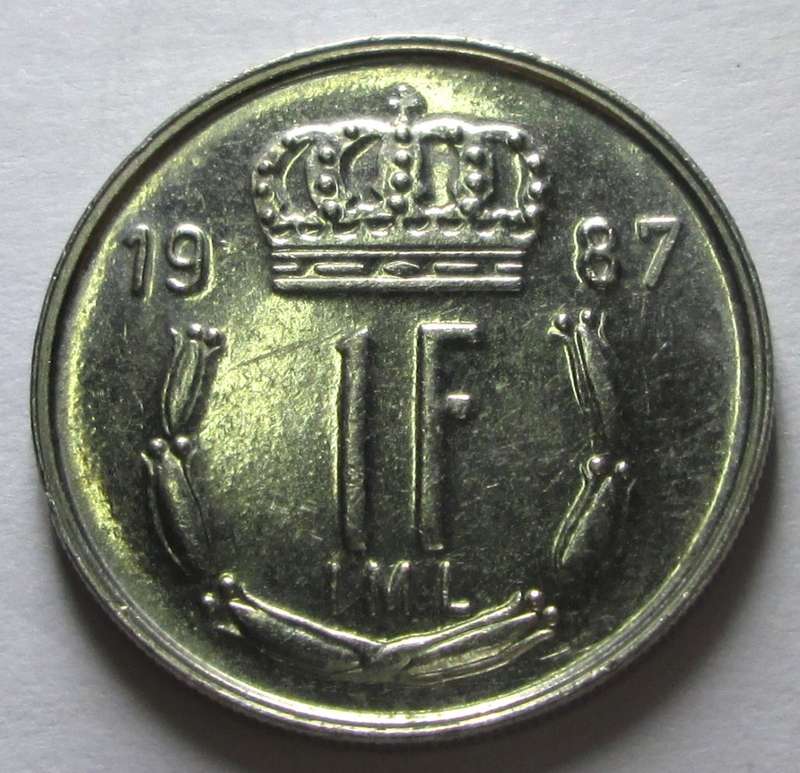 1987 Luxembourg 1 Franc