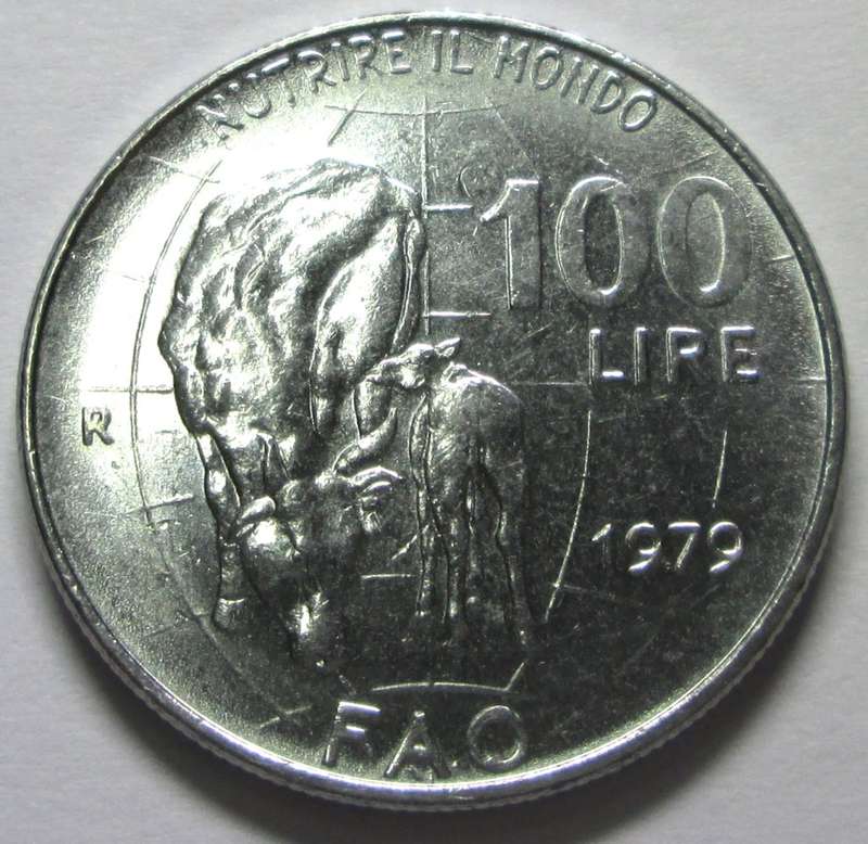 1979 Italy 100 Lire Commemorative
