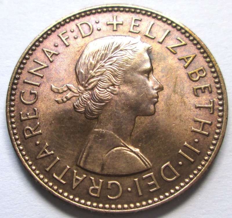 1964 Great Britain Half Penny