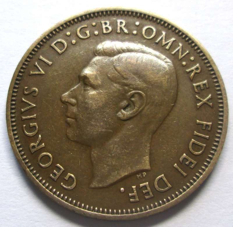 1951 Great Britain Half Penny