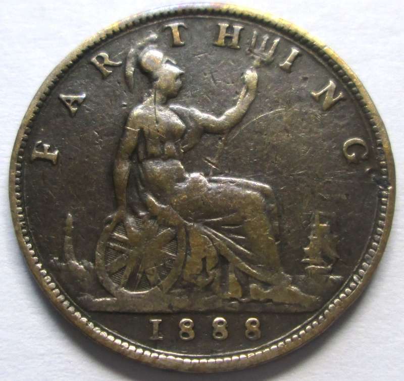 1888 Great Britain Farthing