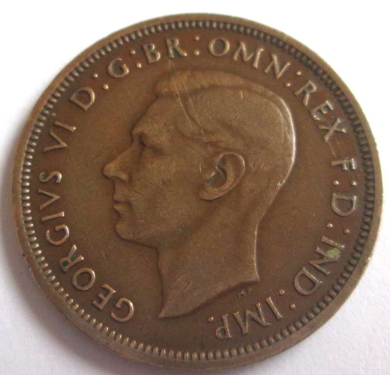 1937 Great Britain Half Penny