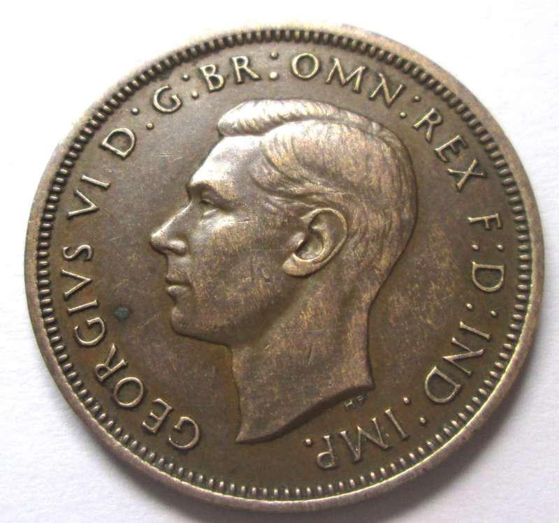 1941 Great Britain Half Penny