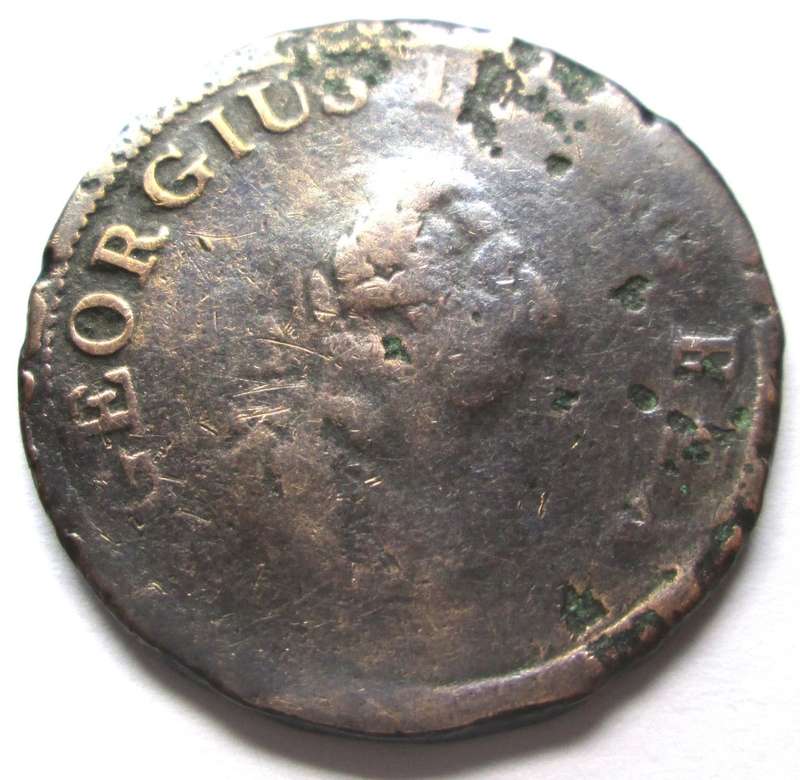 1805 Hibernia Ireland Half Penny