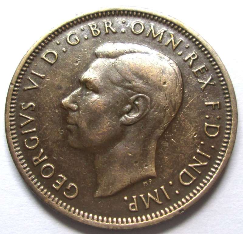 1947 Great Britain Half Penny
