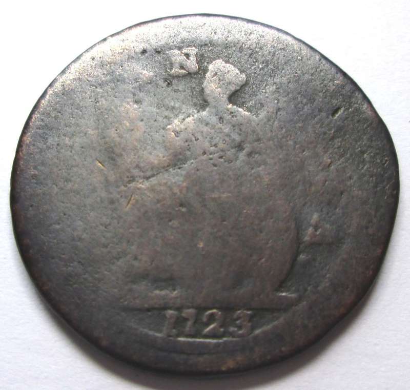 1723 Great Britain Farthing