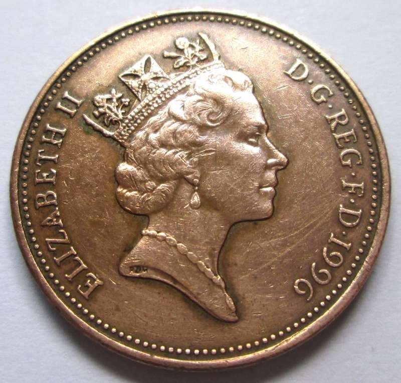 1996 Great Britain 2 Pence