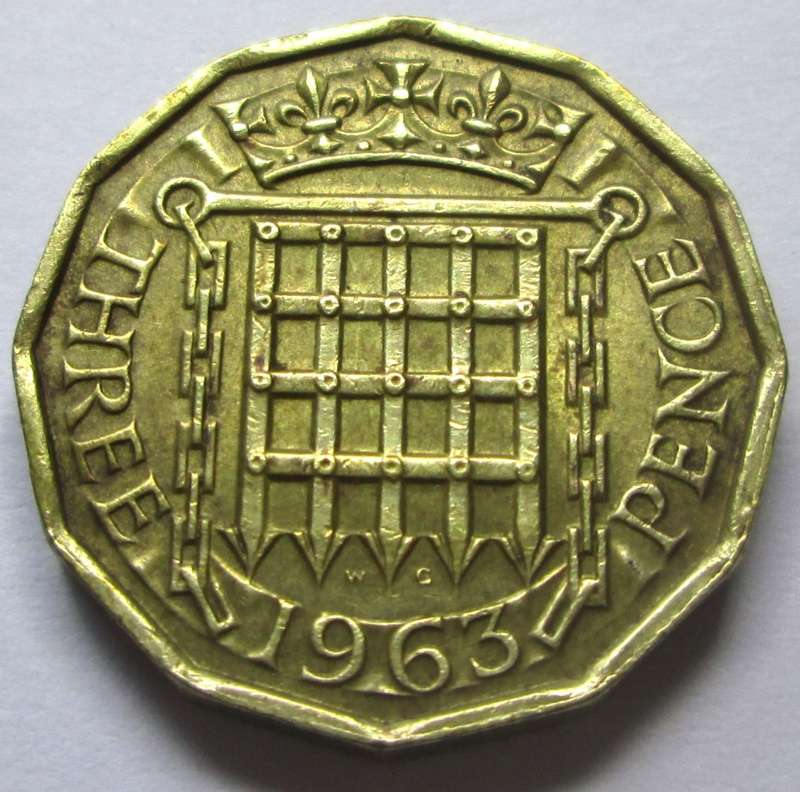 1963 Great Britain 3 Pence