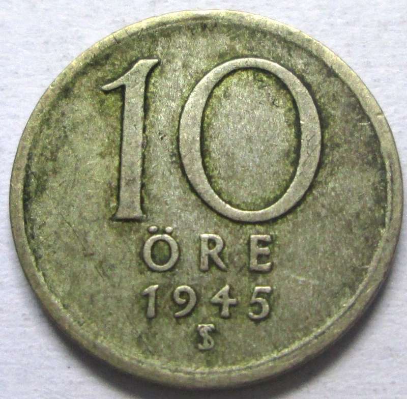 1945 Sweden 10 Ore
