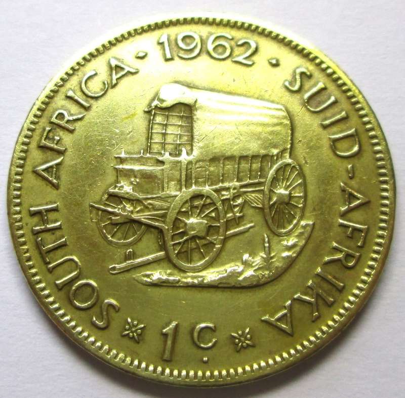 1962 Republic of South Africa One Cent