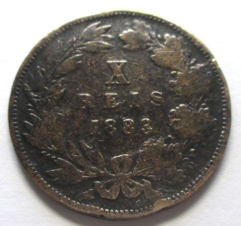 1883 Portugal 10 Reis