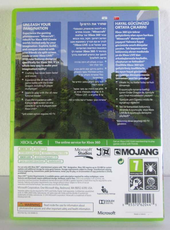 Minecraft Xbox 360 Edition