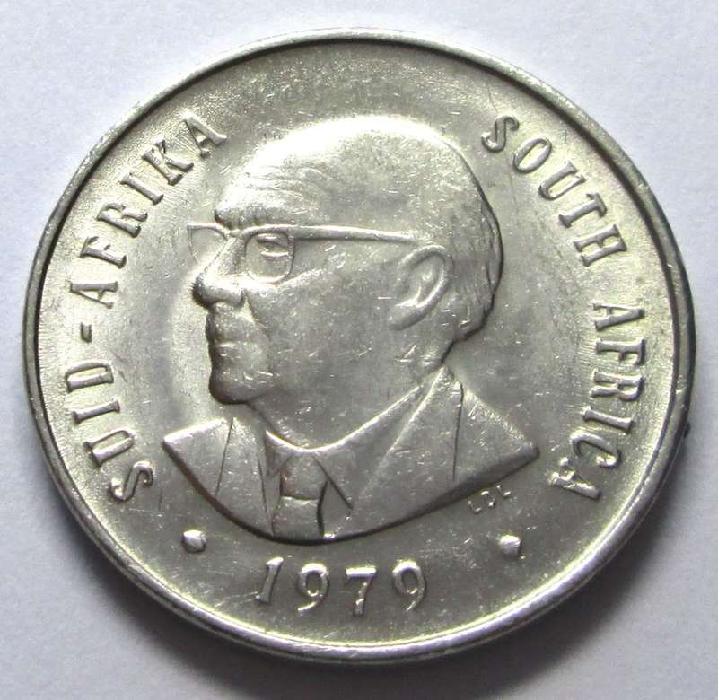 1979 Republic of South Africa 20 Cents