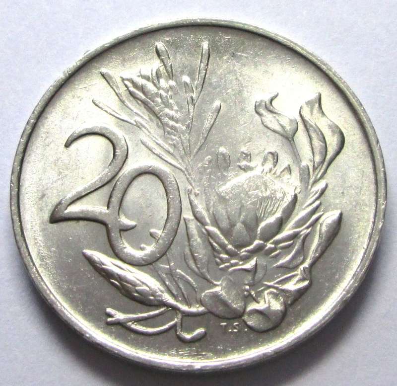 1979 Republic of South Africa 20 Cents
