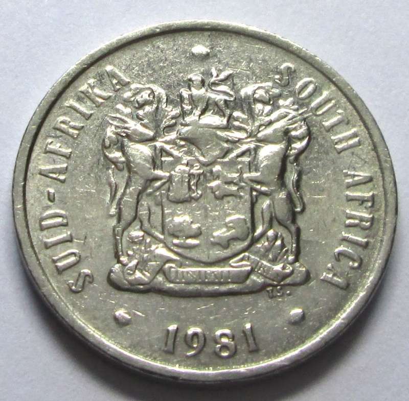 1981 Republic of South Africa 20 Cents