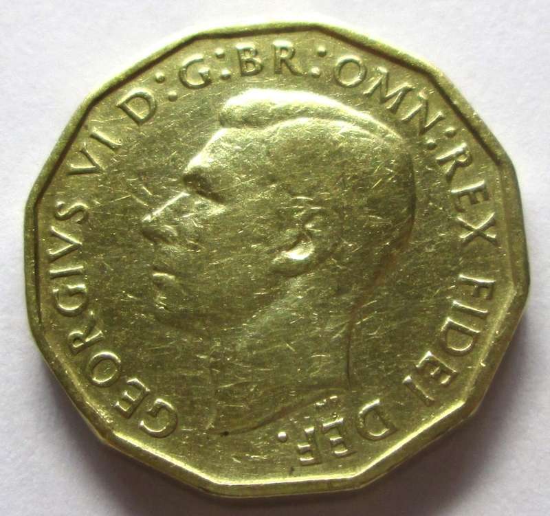 1952 Great Britain 3 Pence