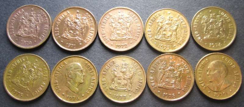 1970 - 1979 Republic of South Africa 1 Cent