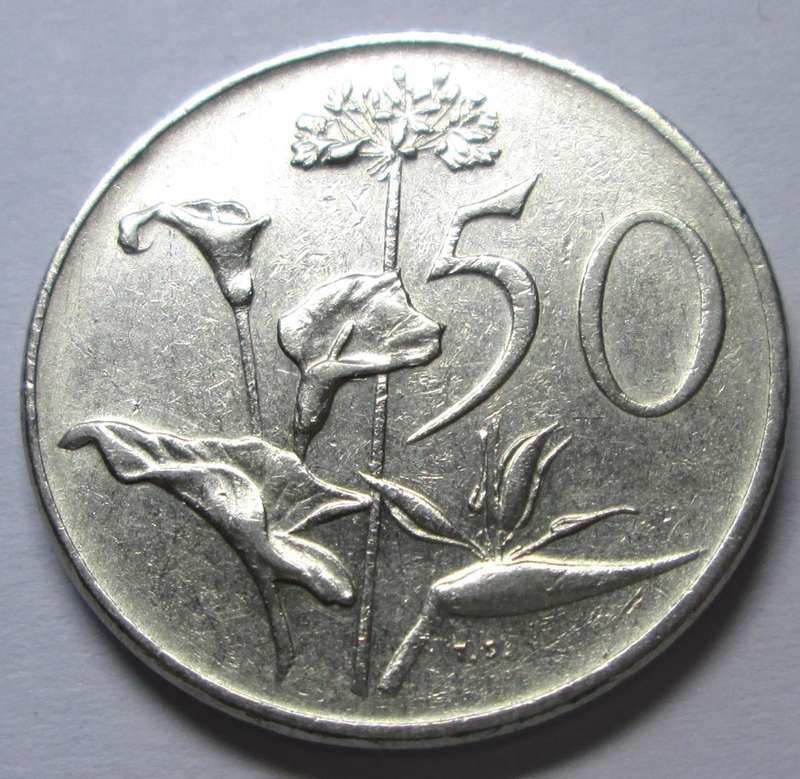 1980 Republic of South Africa 50 Cents