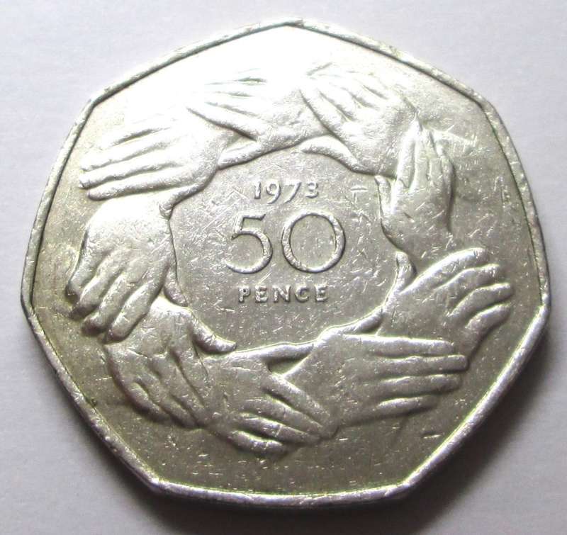 1973 Great Britain 50 Pence