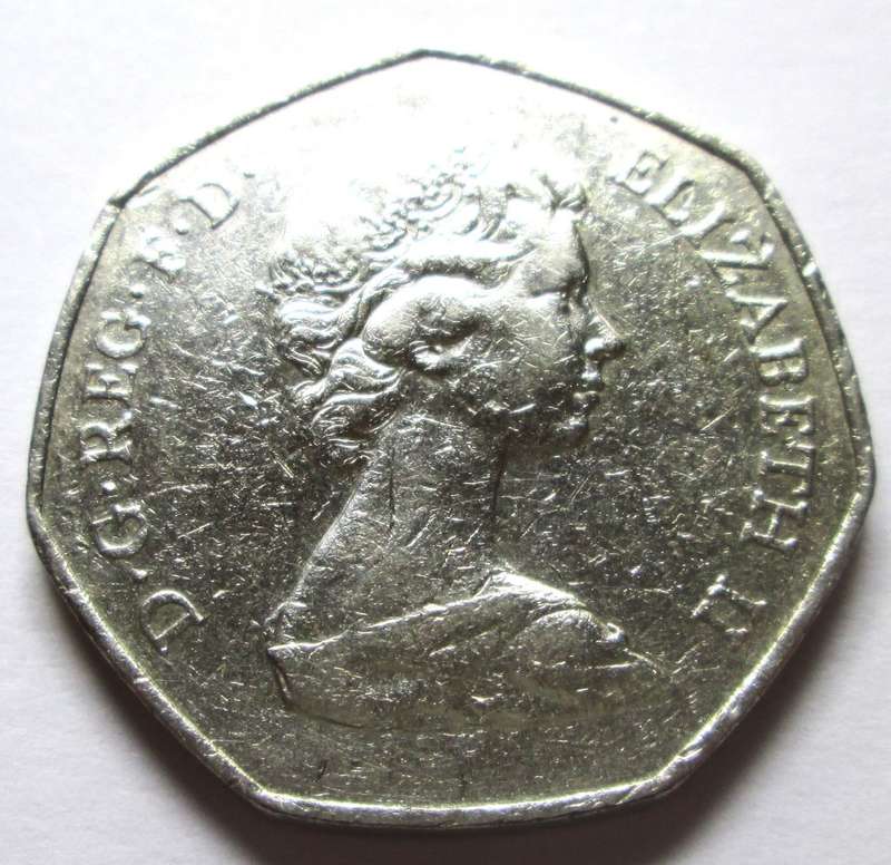 1973 Great Britain 50 Pence