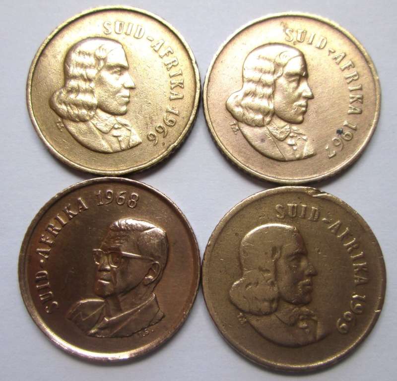 1 Cent South Africa 1966 - 1969