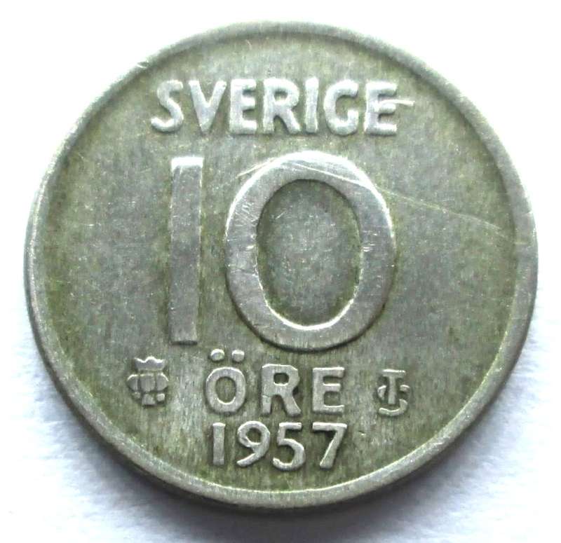 1957 Sweden 10 Ore
