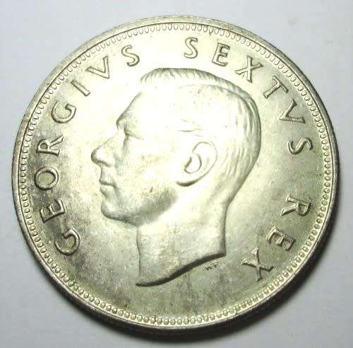 1952 Union of South Africa Two and a Half Shillings