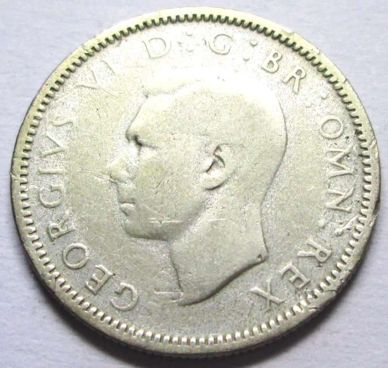 1945 Great Britain 6 Pence