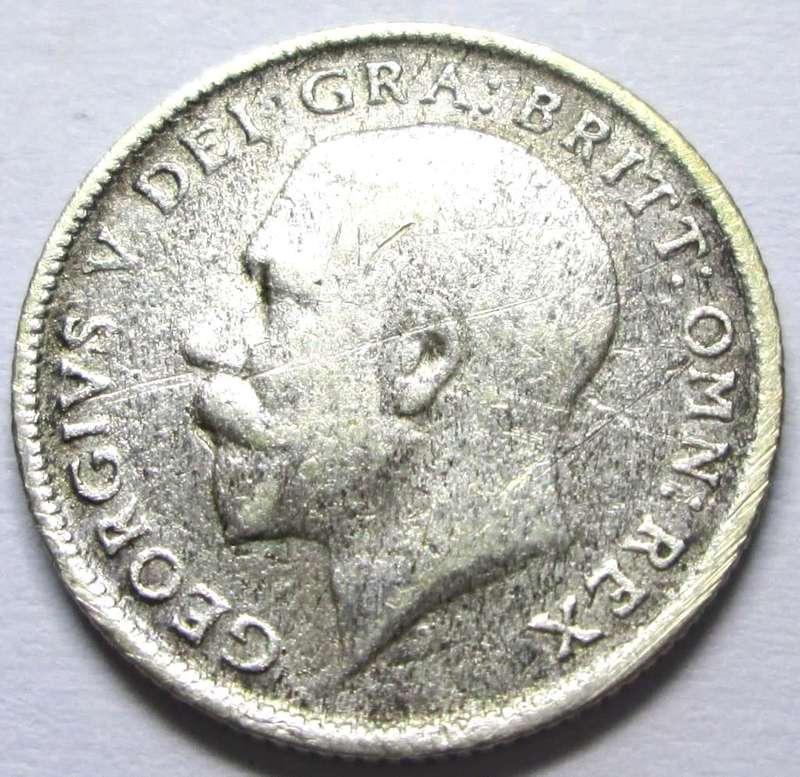 1921 Great Britain 6 Pence