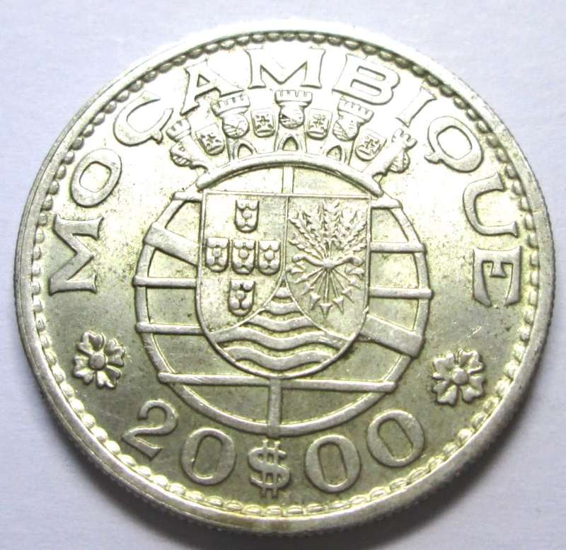 1966 Mozambique 20 Escudos