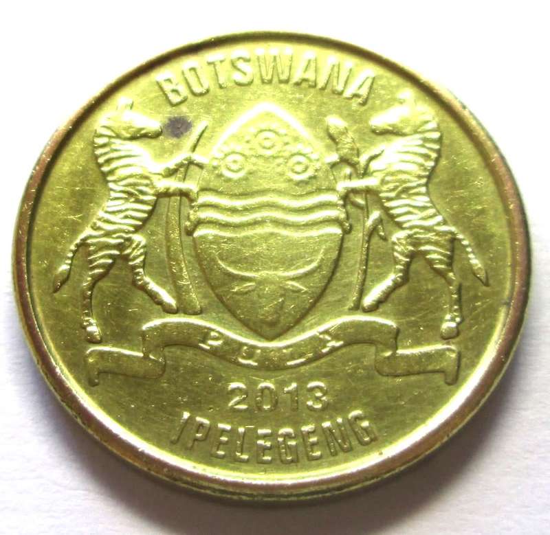 2013 Botswana 1 Pula