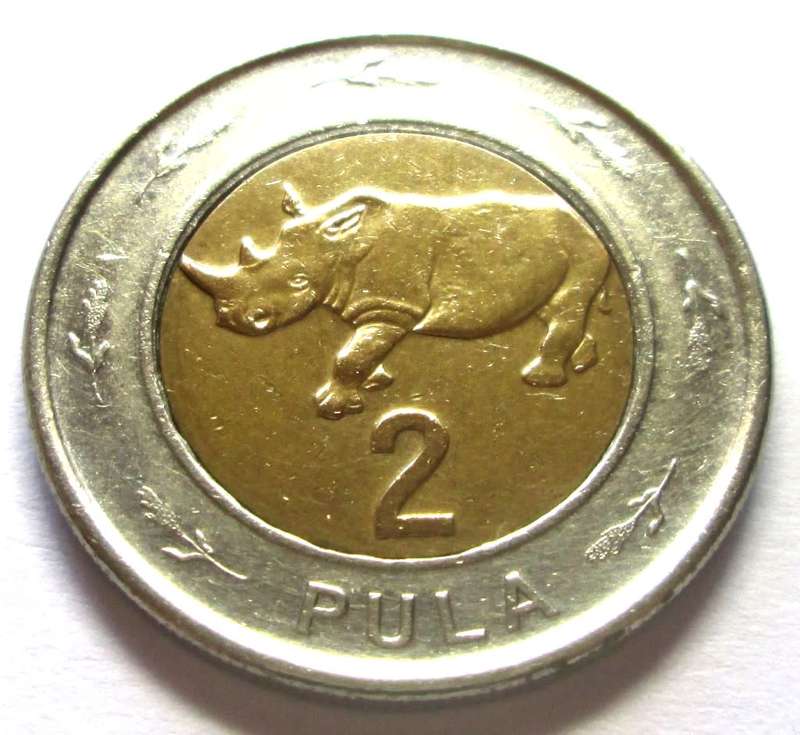 2013 Botswana 2 Pula